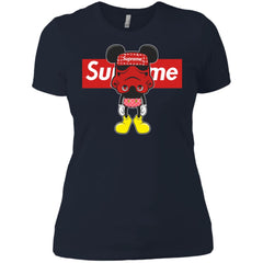 Supreme Robot Mickey Hot T-shirt Women Cotton T-Shirt Women Cotton T-Shirt - parenttees