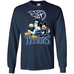 Mickey Mouse Tennessee Titans American Football Nfl Sports Shirt Men Long Sleeve Shirt