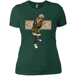 Gucci Gang Hiphop T-shirt Women Cotton T-Shirt