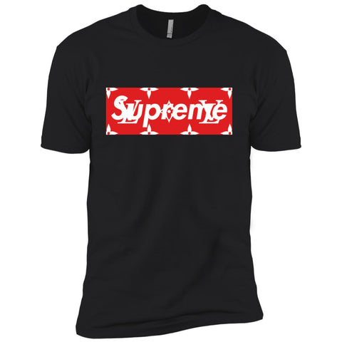 Louis Vuitton Box Supreme T-shirt Men Short Sleeve T-Shirt Black / X-Small Men Short Sleeve T-Shirt - parenttees