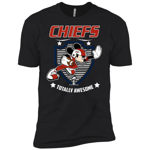 Nfl – Kansas City Chiefs Totally Awesome Mickey Mouse Super Bowl 2019 Football Men Short Sleeve T-Shirt Black / X-Small Men Short Sleeve T-Shirt - parenttees