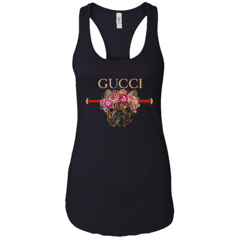 Gucci New Style Bull Dogs T-shirt Women Tank Top Black / X-Small Women Tank Top - parenttees