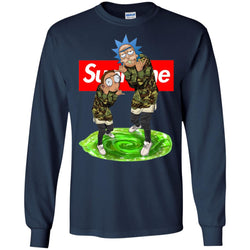 Supreme Rick And Morty Best T-shirt Men Long Sleeve Shirt