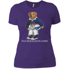 Ralph Lauren Polo Bear T-shirt Women Cotton T-Shirt Women Cotton T-Shirt - parenttees