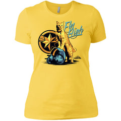 Captain Marvel Symbol Goose Fly High Women Cotton T-Shirt Women Cotton T-Shirt - parenttees