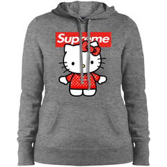 Supreme Hello Kitty Loves T-shirt Women Hooded Sweatshirt Women Hooded Sweatshirt - parenttees