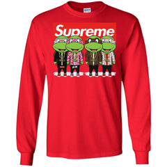 Supreme Turtle T-shirt Men Long Sleeve Shirt Men Long Sleeve Shirt - parenttees