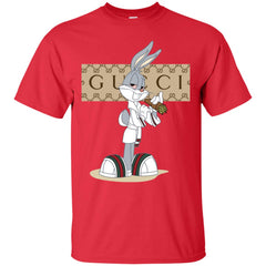 Gucci Rabbit Smoking Funny T-shirt Men Cotton T-Shirt Men Cotton T-Shirt - parenttees