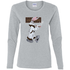 Louis Vuitton Rabbit Smoking Shirt Women Long Sleeve Shirt Women Long Sleeve Shirt - parenttees