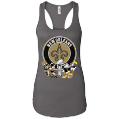 Nfl – New Orleans Saints Super Bowl 2019 Mickey Mouse Minnie Mouse Donald Duck Daisy Duck Football Women Tank Top Women Tank Top - parenttees