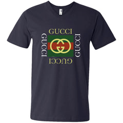 Gucci Logo Gift T-shirt Men V-Neck T-Shirt Men V-Neck T-Shirt - parenttees