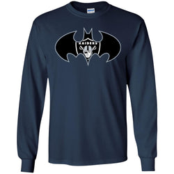 We Are The Oakland Raiders Batman Nfl Mashup Men Long Sleeve Shirt