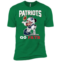 Go Pats - New England Patriots Super Bowl 2019 Mickey Mouse Football Nfl Men Short Sleeve T-Shirt Men Short Sleeve T-Shirt - parenttees