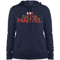 Marvel Captain Marvel Movie Logo Red Women Hooded Sweatshirt Women Hooded Sweatshirt - parenttees