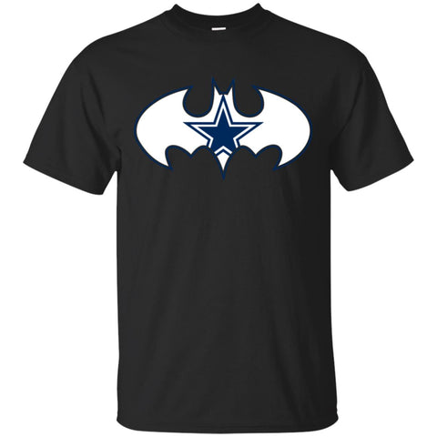 We Are The Dallas Cowboys Batman Nfl Mashup Men Cotton T-Shirt Black / S Men Cotton T-Shirt - parenttees