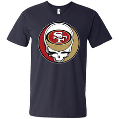 San Francisco 49ers Grateful Dead Steal Your Face Football Nfl Shirts Men V-Neck T-Shirt Men V-Neck T-Shirt - parenttees