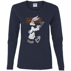 Louis Vuitton Rabbit Smoking Shirt Women Long Sleeve Shirt Women Long Sleeve Shirt - parenttees