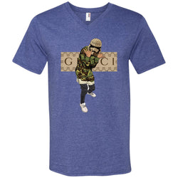 Gucci Gang Hiphop T-shirt Men V-Neck T-Shirt