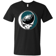 Philadelphia Eagles Grateful Dead Steal Your Face Football Nfl Shirts Men V-Neck T-Shirt Men V-Neck T-Shirt - parenttees