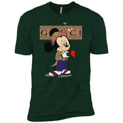 Couple Gucci Mickey Tshirt Valentine's Day Men Short Sleeve T-Shirt Men Short Sleeve T-Shirt - parenttees