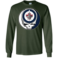 Winnipeg Jets Grateful Dead Steal Your Face Hockey Nhl Shirts Men Long Sleeve Shirt Men Long Sleeve Shirt - parenttees