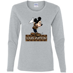 Louis Vuitton Mickey T-shirt Women Long Sleeve Shirt