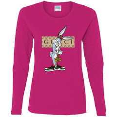 Best Gucci Rabbit T-shirt Women Long Sleeve Shirt Women Long Sleeve Shirt - parenttees