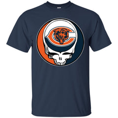 Chicago Bears Grateful Dead Steal Your Face Football Nfl Shirts Men Cotton T-Shirt Men Cotton T-Shirt - parenttees