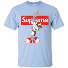 Supreme Rabbit Smoking T-shirt Men Cotton T-Shirt Men Cotton T-Shirt - parenttees