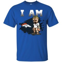 Nfl Denver Broncos I Am Groot T-shirt Men Cotton T-Shirt Men Cotton T-Shirt - parenttees