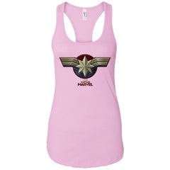 Marvel Captain Marvel Movie Chest Symbol Women Tank Top Women Tank Top - parenttees