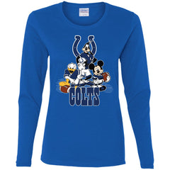 Mickey Mouse Indianapolis Colts American Football Nfl Sports Shirt Women Long Sleeve Shirt Women Long Sleeve Shirt - parenttees