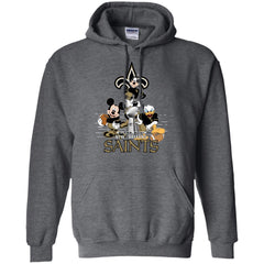 Nfl – New Orleans Saints Donald Duck Goofy Mickey Mouse Super Bowl 2019 Football Pullover Hoodie Sweatshirt Pullover Hoodie Sweatshirt - parenttees