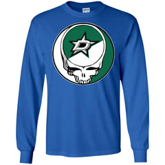 Dallas Stars Grateful Dead Steal Your Face Hockey Nhl Shirts Men Long Sleeve Shirt Men Long Sleeve Shirt - parenttees