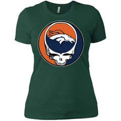 Denver Broncos Grateful Dead Steal Your Face Football Nfl Shirts Women Cotton T-Shirt Women Cotton T-Shirt - parenttees