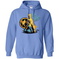 Captain Marvel Symbol Goose Fly High Pullover Hoodie Sweatshirt Pullover Hoodie Sweatshirt - parenttees