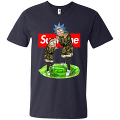 Supreme Rick And Morty Best T-shirt Men V-Neck T-Shirt Men V-Neck T-Shirt - parenttees