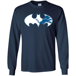 We Are The Detroit Lions Batman Nfl Mashup Men Long Sleeve Shirt