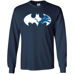 We Are The Detroit Lions Batman Nfl Mashup Men Long Sleeve Shirt Men Long Sleeve Shirt - parenttees