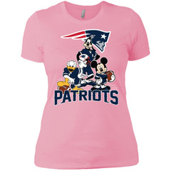 Mickey Mouse New England Patriots American Football Nfl Sports Shirt Women Cotton T-Shirt Women Cotton T-Shirt - parenttees