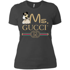 Ms Minnie Gucci Couple Disney Shirt Valentine's Day T-shirt Women Cotton T-Shirt Women Cotton T-Shirt - parenttees