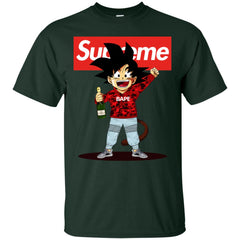 Supreme Songoku T-shirt Men Cotton T-Shirt Men Cotton T-Shirt - parenttees