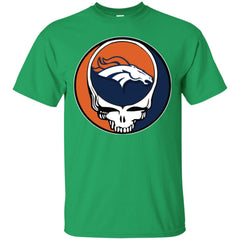 Denver Broncos Grateful Dead Steal Your Face Football Nfl Shirts Men Cotton T-Shirt Men Cotton T-Shirt - parenttees