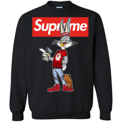 Supreme Rabbit Money Crewneck Pullover Sweatshirt