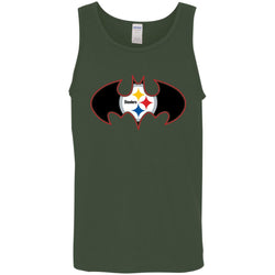 We Are The Pittsburgh Steelers Batman Nfl Mashup Men Cotton Tank