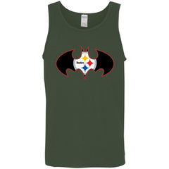 We Are The Pittsburgh Steelers Batman Nfl Mashup Men Cotton Tank Men Cotton Tank - parenttees