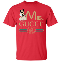 Gucci Couple Disney Ms Minnie Valentine's Day T-shirt Men Cotton T-Shirt Men Cotton T-Shirt - parenttees