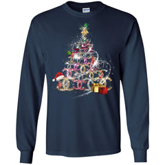 Chanel Christmas Tree T-shirt Men Long Sleeve Shirt Men Long Sleeve Shirt - parenttees