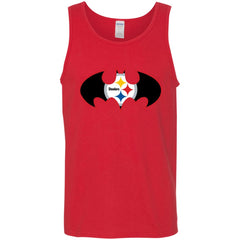 We Are The Pittsburgh Steelers Batman Nfl Mashup Men Cotton Tank Men Cotton Tank - parenttees