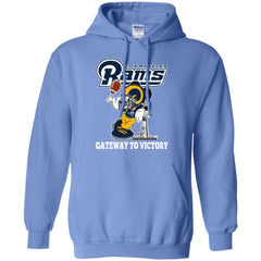 Los Angeles Rams Gateway To Victory Super Bowl 2019 Mickey Mouse Football Nfl Pullover Hoodie Sweatshirt Pullover Hoodie Sweatshirt - parenttees